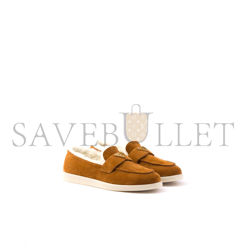 Pra*a suede and wool loafers 1d222n
